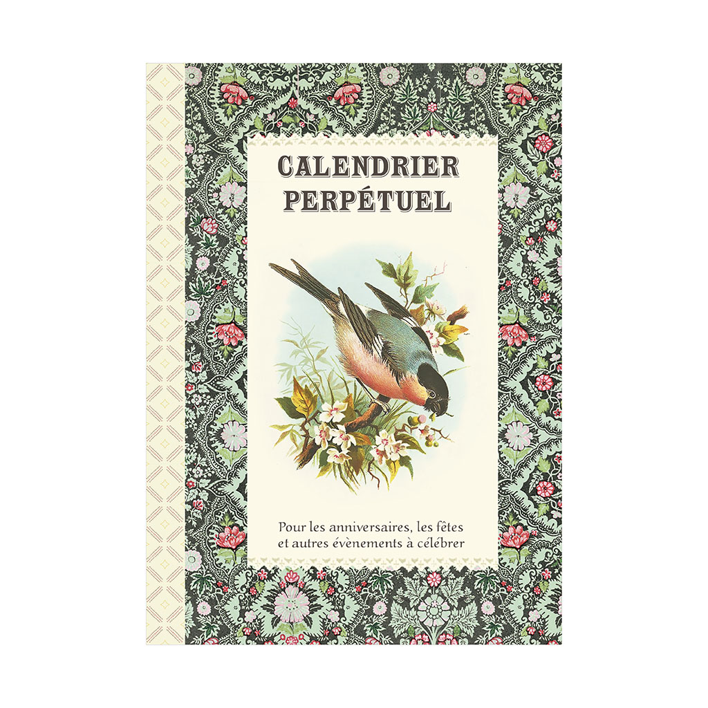 Calendrier perpétuel - Oiseaux