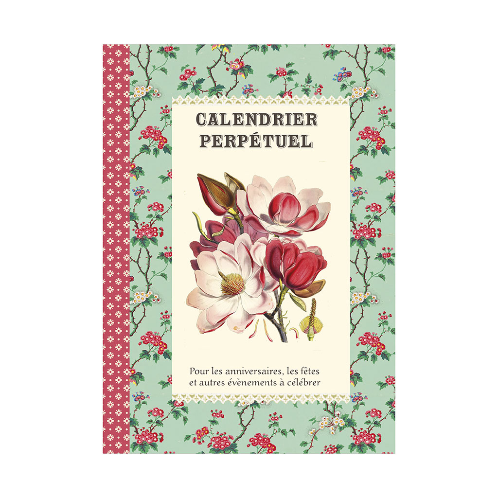 Calendrier perpétuel - Fleurs