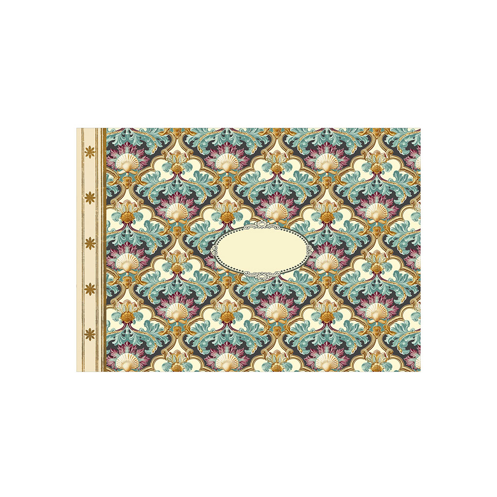 Mini cahier de notes - Pattern coquillage