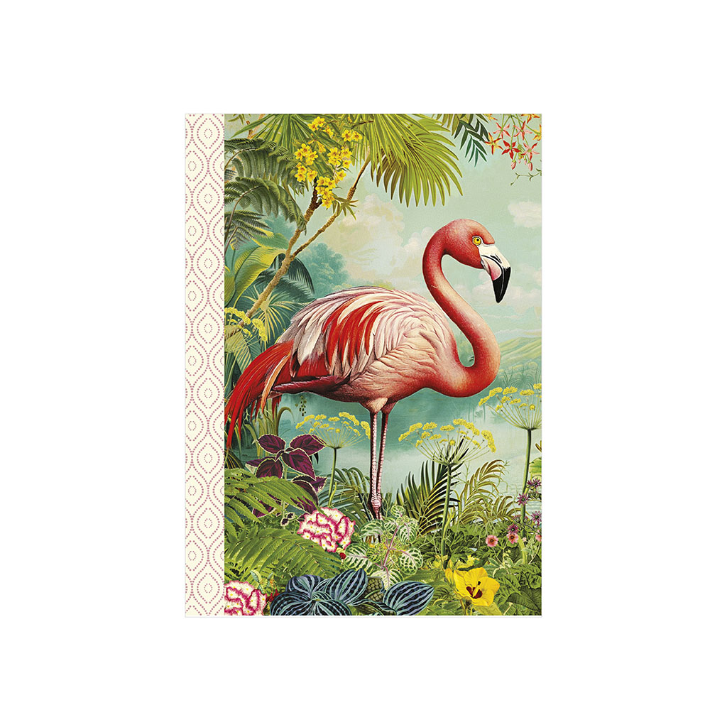 Carnet mots de passe - Flamant rose