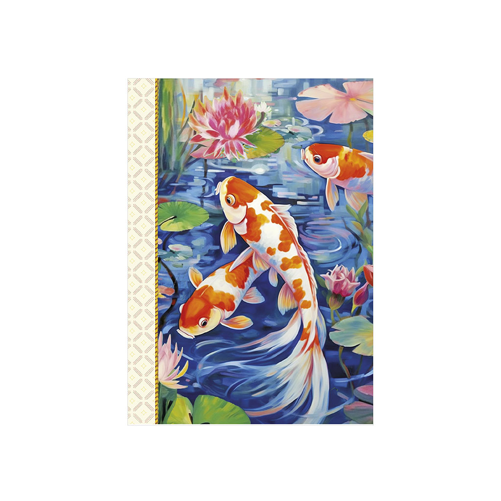 Carnet mots de passe - Carpes koi