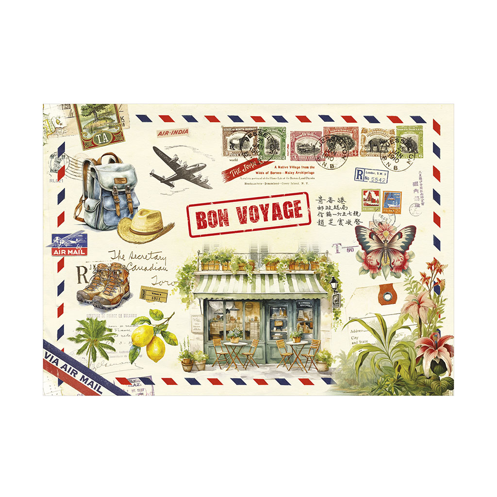 Cahier illustré - Bon voyage