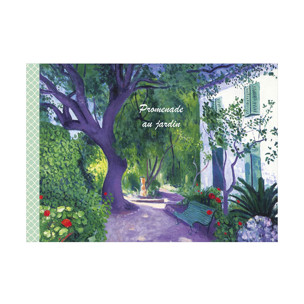 Cahier illustré - Promenade au jardin
