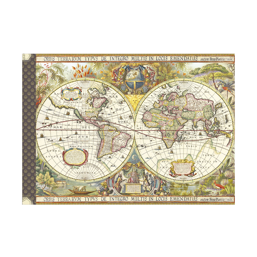 Cahier illustré - Mappemonde