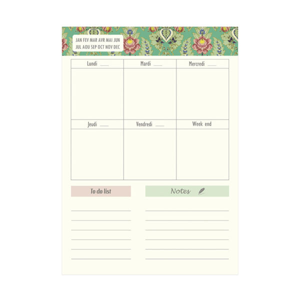 Cahier à thème - Semainier – Image 2