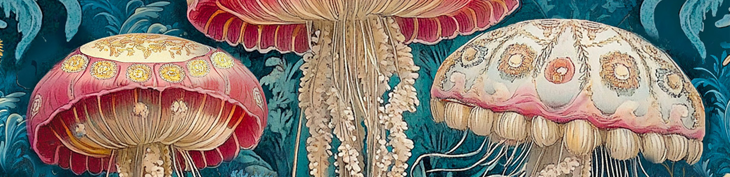 Méduses art nouveau