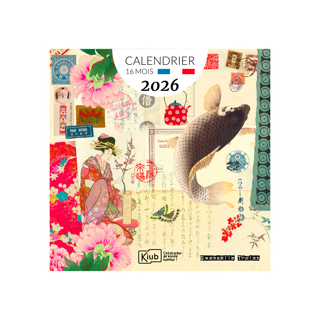 Calendrier classique 16 mois - Japon
