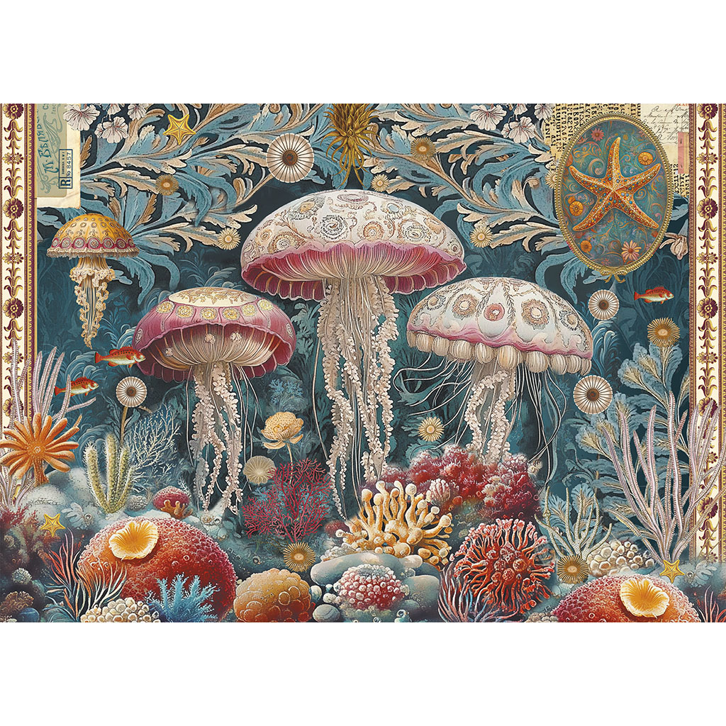 Puzzle 1000 pièces - Méduses