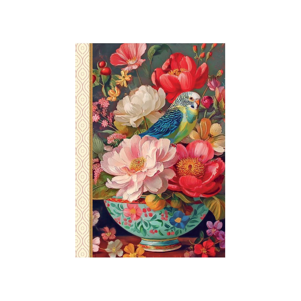 Carnet mots de passe - Perruche