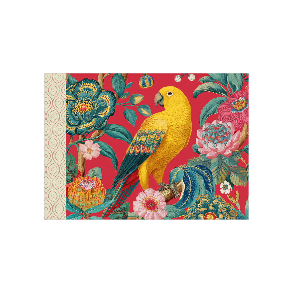 Mini cahier illustré - Perroquet