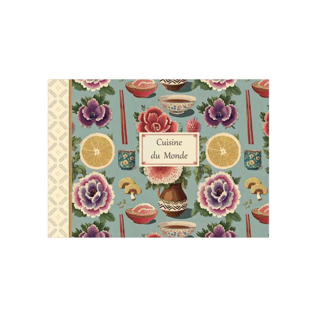 Mini cahier illustré - Cuisine du monde