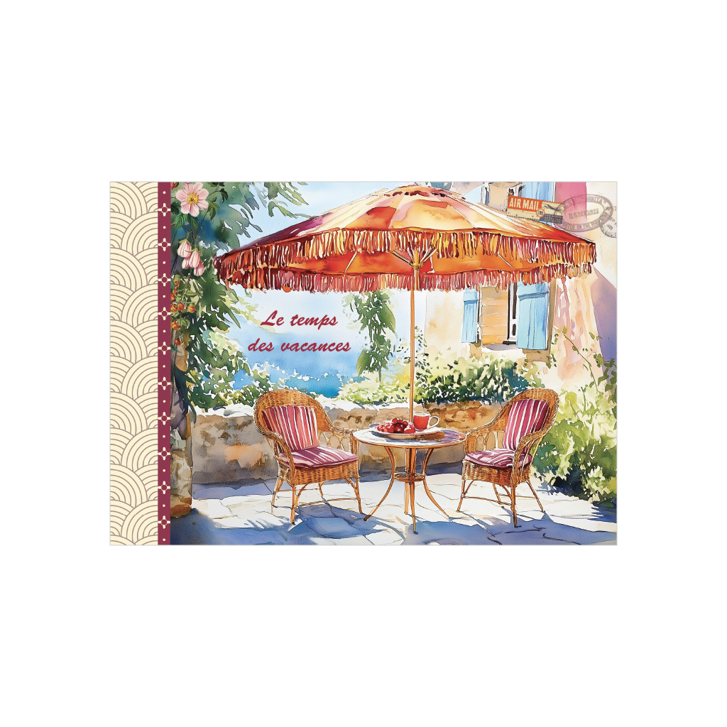 Mini cahier illustré - Vacances